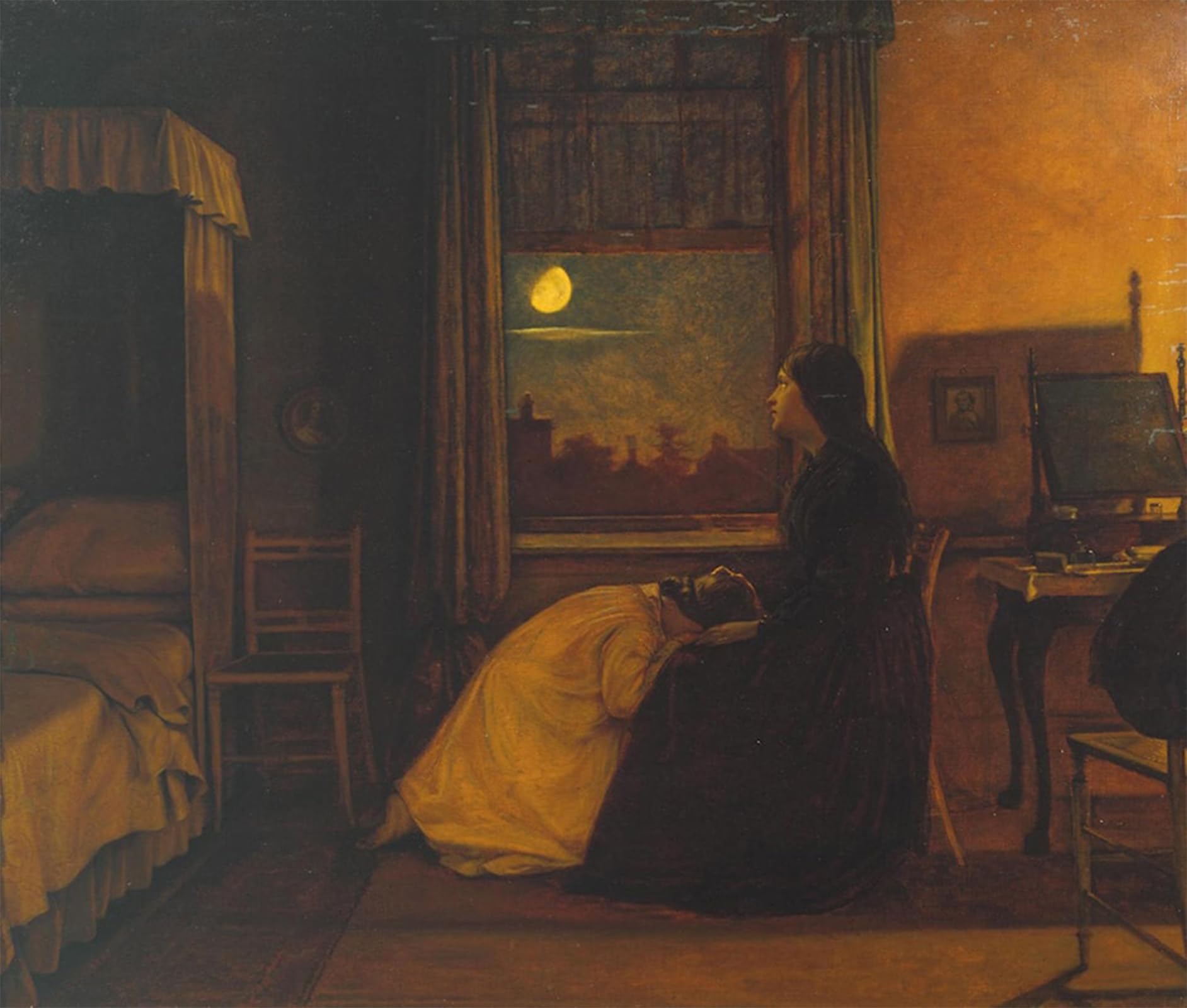 SERENDIPITP Vintage Wall Art Canvas Nordic Poster Canvas Print Picture Past and Present No. by Augustus Leopold Egg Wall Art Poster for Home Decor 60x90cm