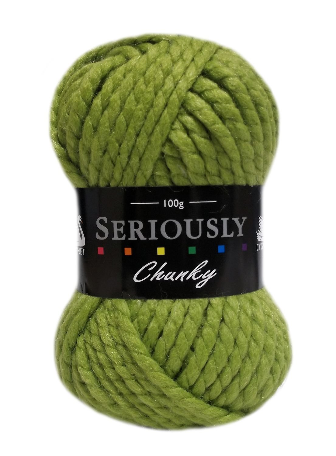 Cygnet Yarn Green Cygnet - Seriously Chunky - Meadow 3877