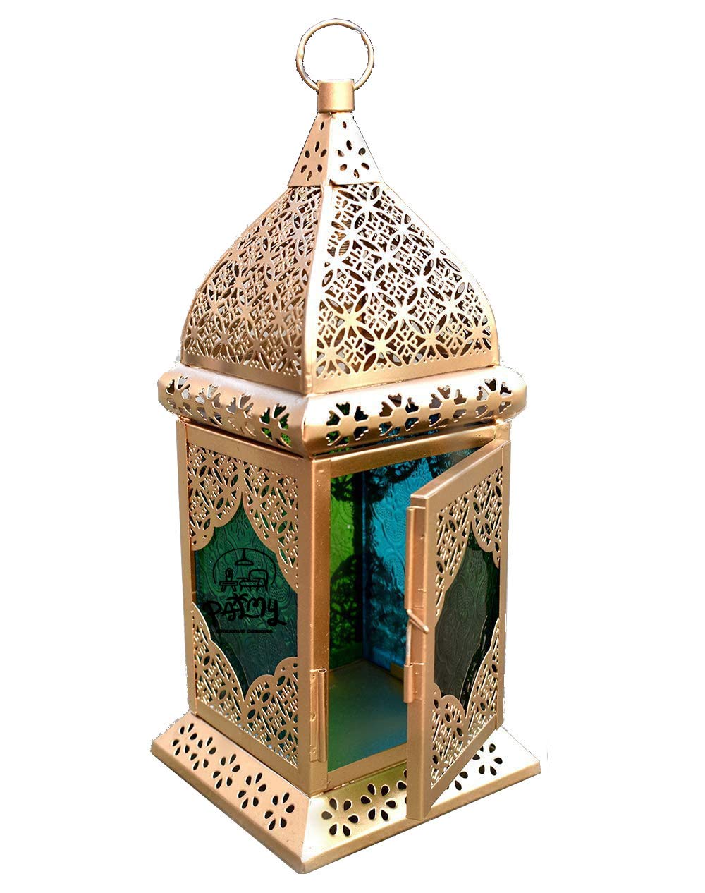 Palmy Metal Moroccan Hanging Lantern Tea Light Candle Holder for Home Decor-image-49