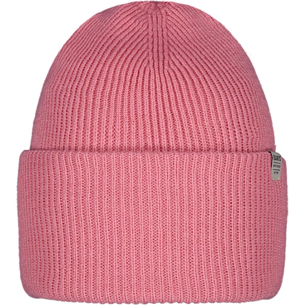 Barts Men's Pink Haveno High Cuffed Ribbed Knit Stretchy Beanie Hat