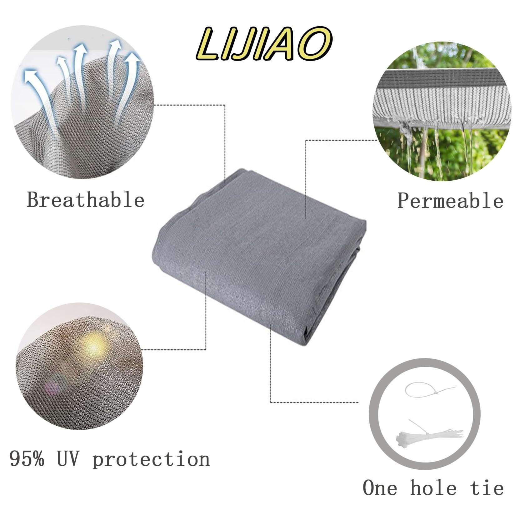 Pare-Vue Brise Vue Terrasse 85 x 380 cm Résistant Aux Déchirures et Au Vent Toile de Balcon avec Serre Câbles Blanc