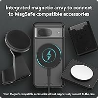 Vista 5 de Mous Funda para Google Pixel 8, compatible con MagSafe, Clarity 2.0, funda protectora para Pixel 8, resistente a los arañazos, diseño transparente