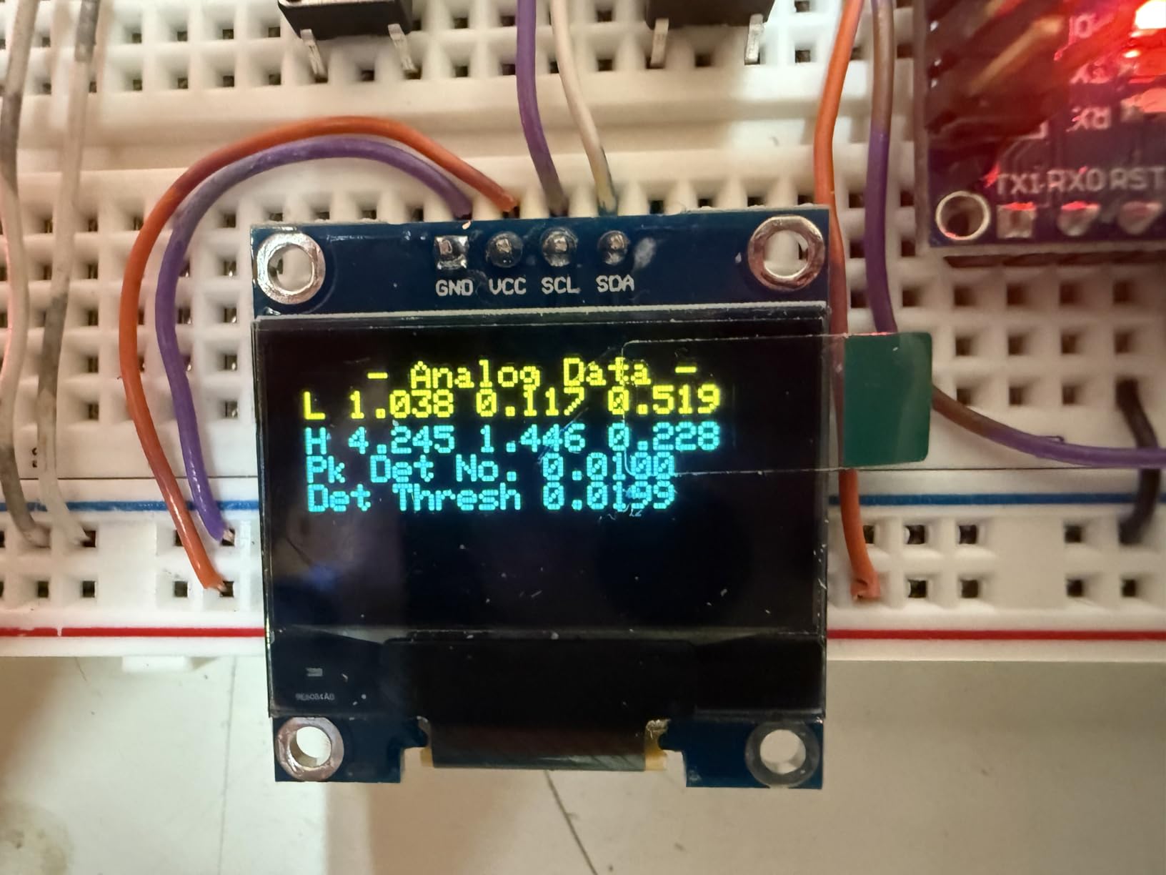 Luminous Display Raspberry Pi ELEGOO 0.96 Inch OLED Display Screen Module 128x64 Blue and Yellow ...