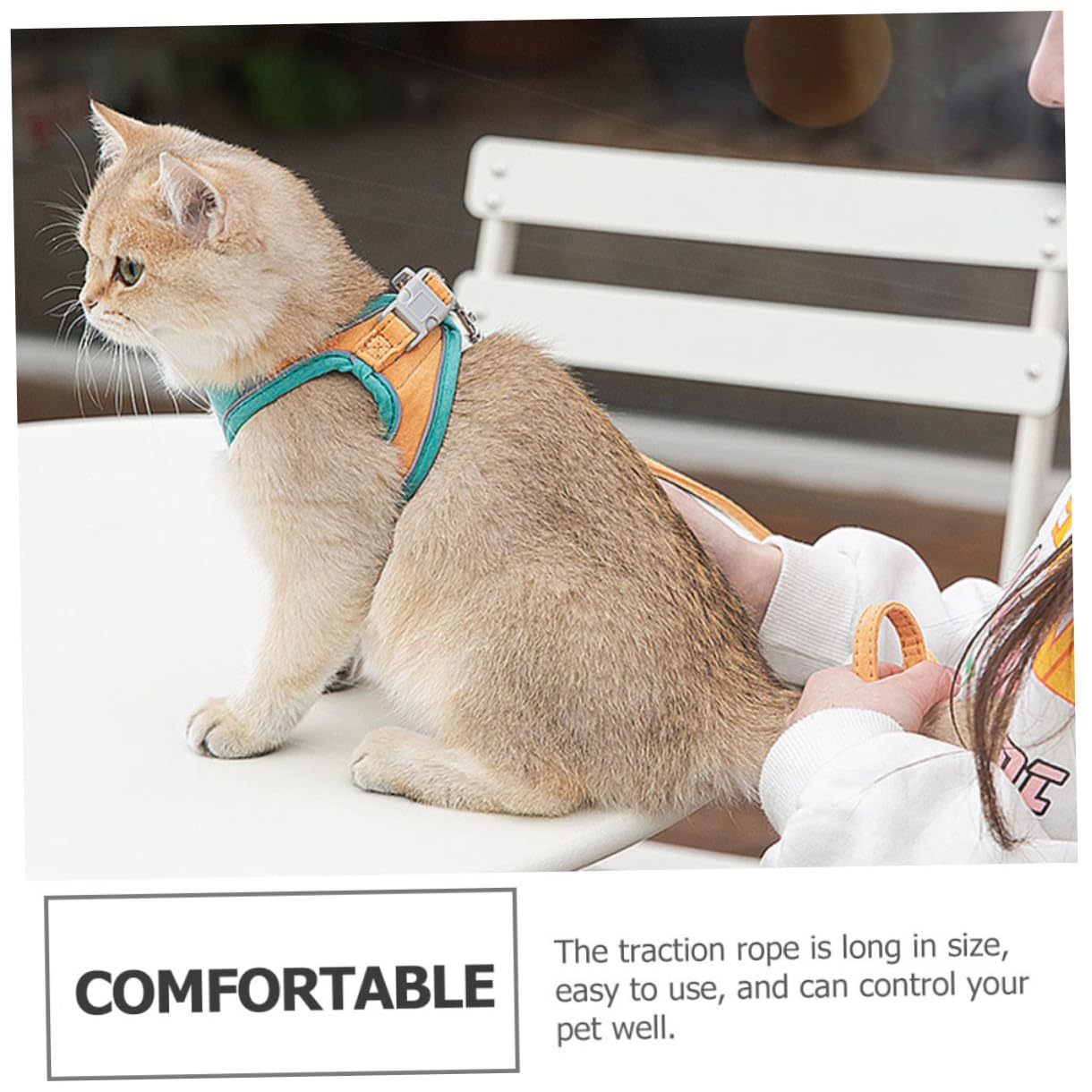 Happyyami 3juegos Arnés Reflectante Ajustable para Gato Correa Arnés De Suede y Ligero para Pasear Mascotas para Gatos Pequeños y Kittens