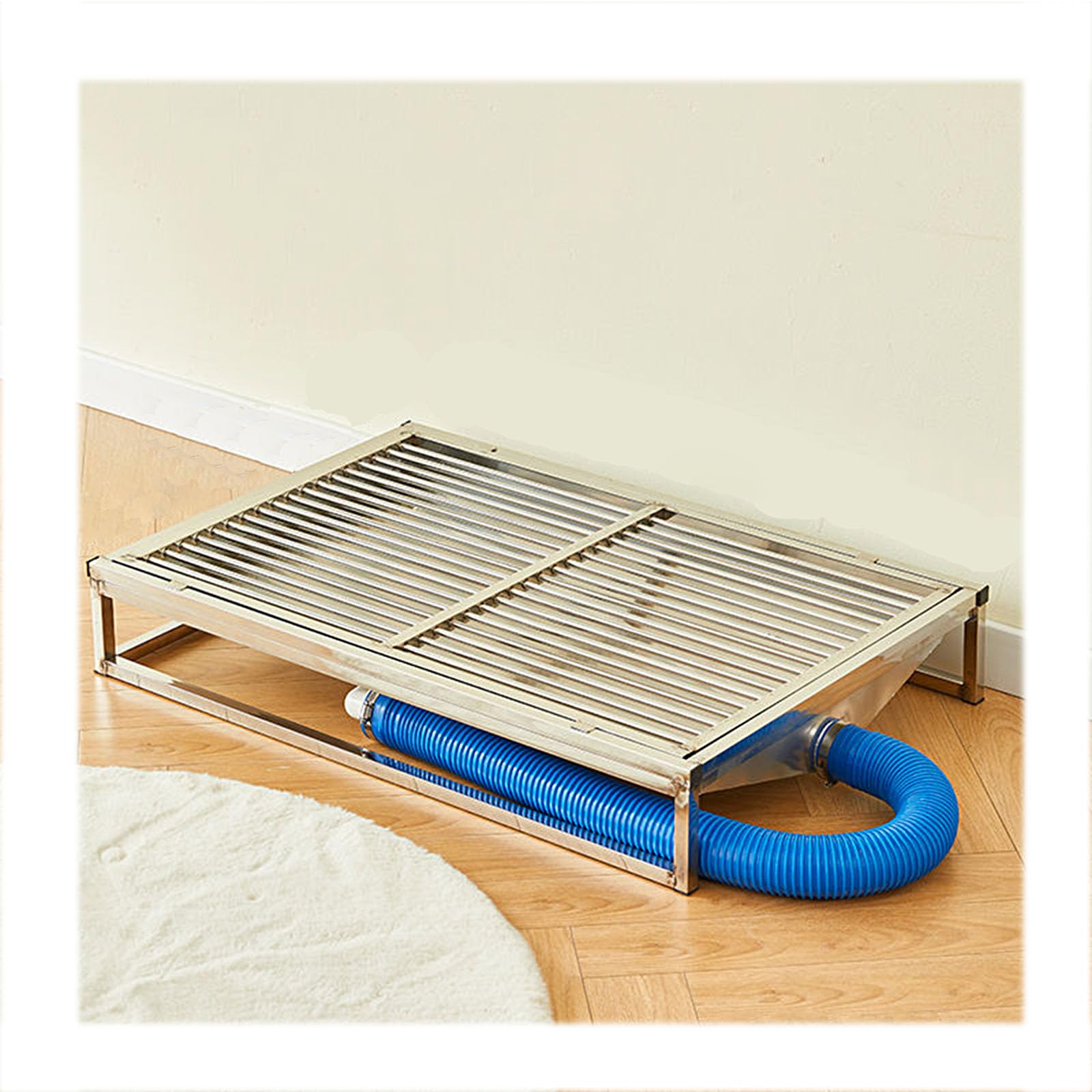 Stainless Steel Dog Litter Box Toilet Indoor Outdoor Dog Pee Pad Holder Tray Dog Potty Toilet Training Tray
