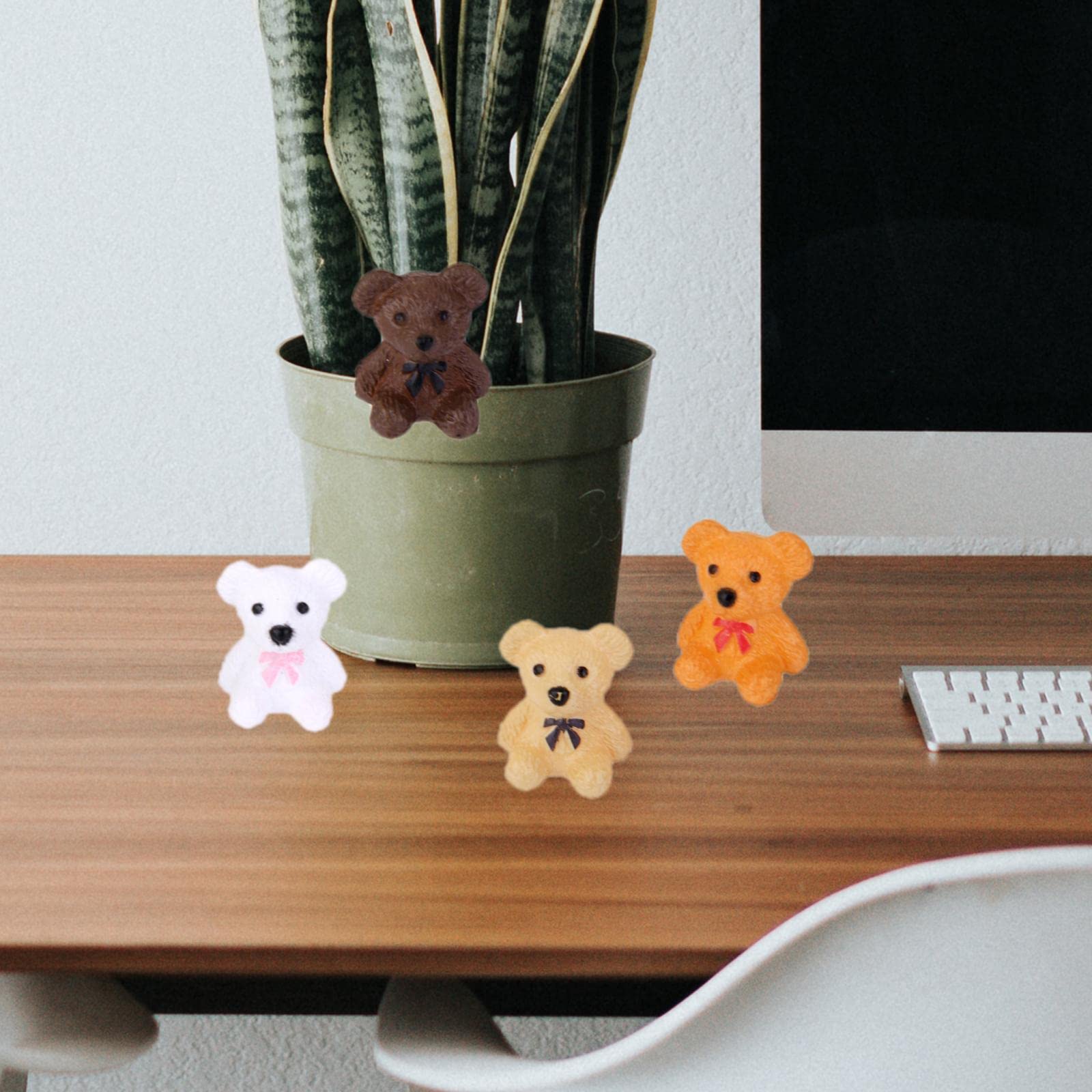 6 Mini-Meerschweinchen Figuren Aus Kunstharz – Süße Gartendeko Für Mikro-Landschaften