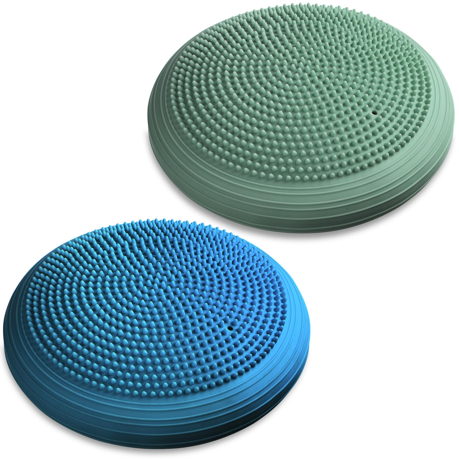 Libima 2 Pcs Wobble Cushion Wiggle Seat Flexible Sensory Seating Balance Disc Board for Men Women Physical Exercise Improving Posture Home Office