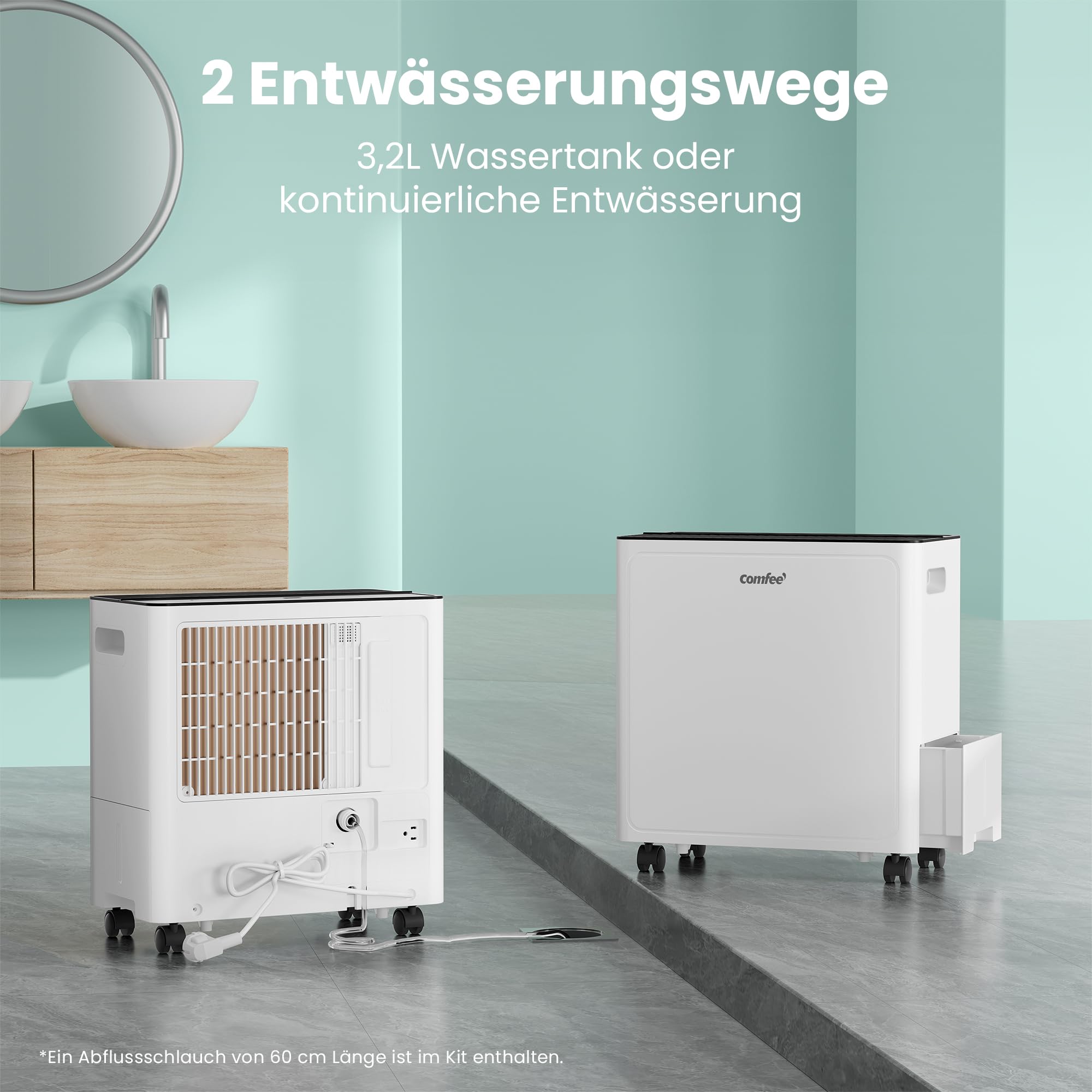 Comfee CDDAE-30DEN7-QA3 Luftentfeuchter/Tag für bis zu 73㎡ 30L – Bild 2