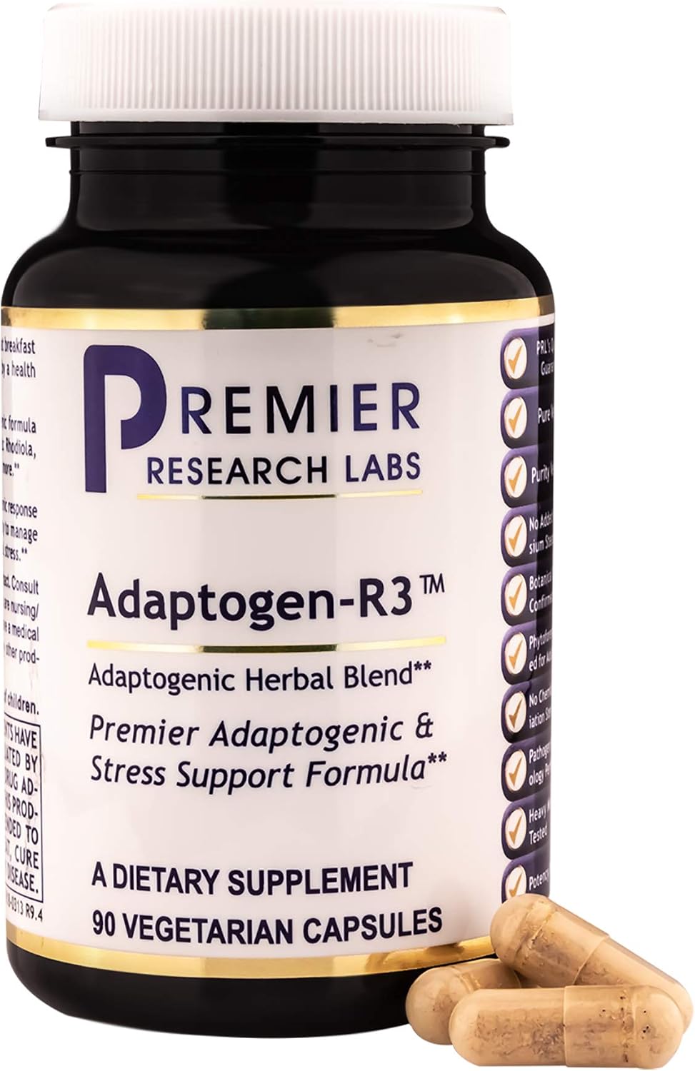 Adaptogen-R3 TM, 90 Capsules, Vegan Product, Premier Adaptogenic and Stress Support Formula