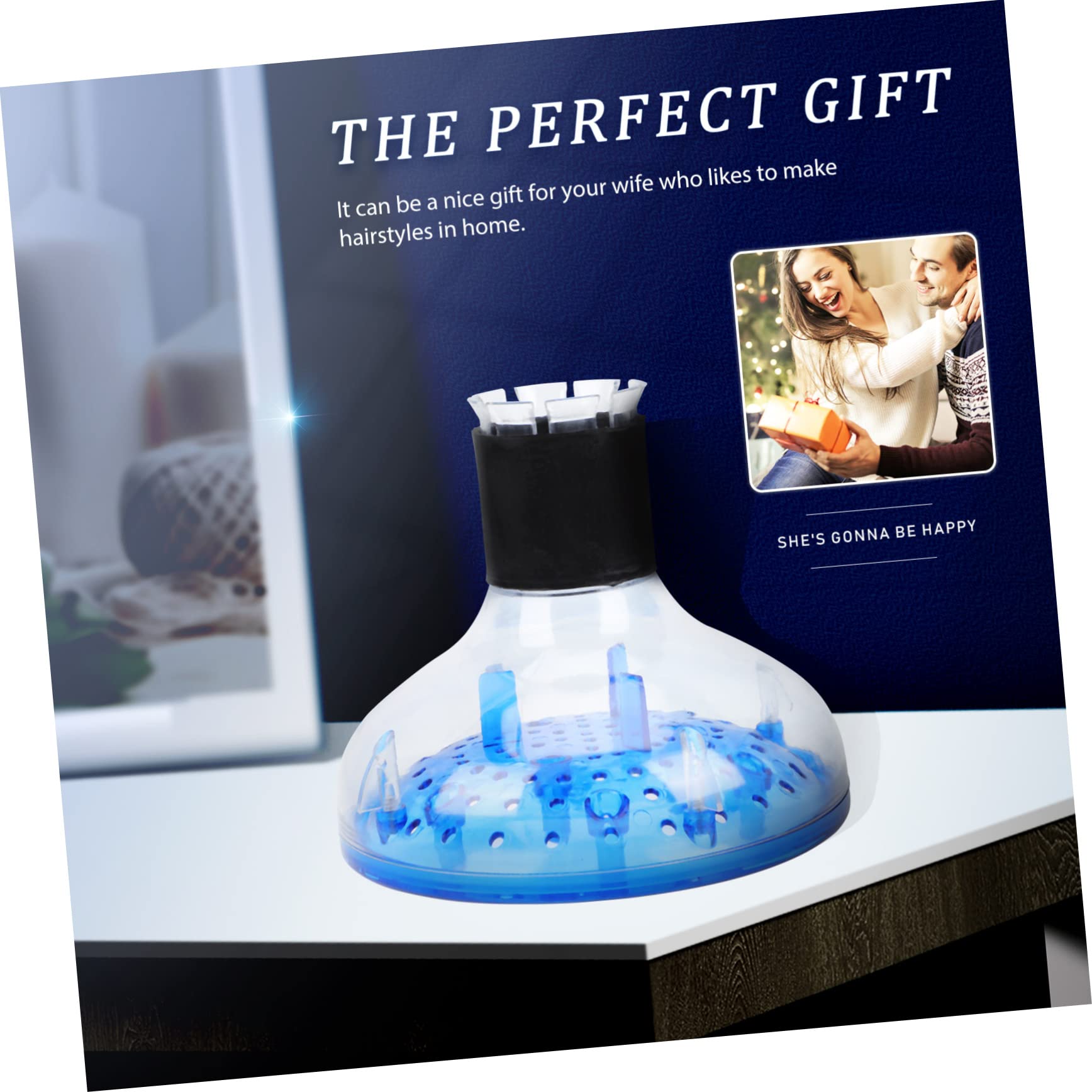 Didiseaon Hair Diffuser for Curly Wavy Hair Heat-safe Diffuser Head Professional Salon Tool