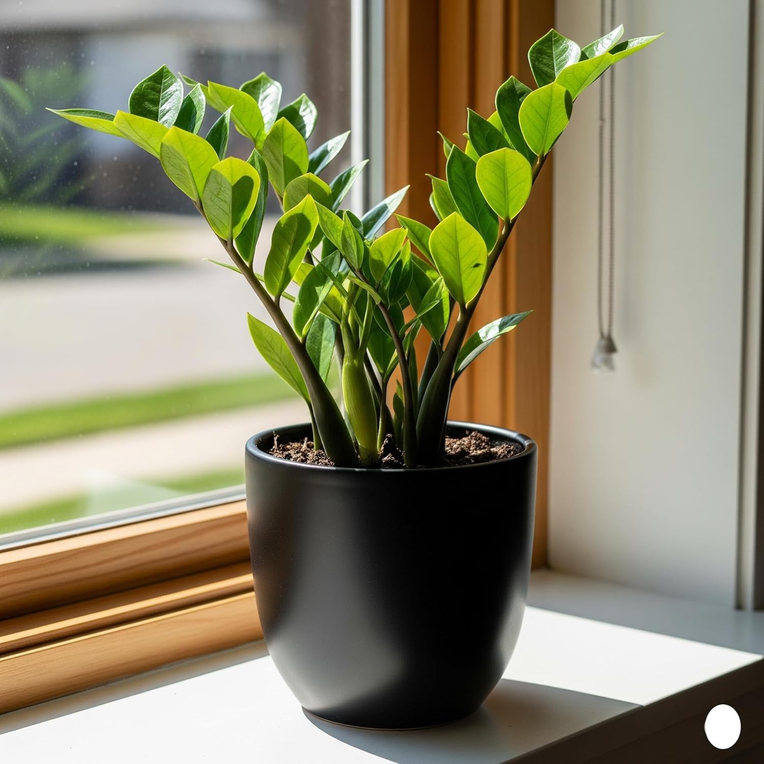 Live Zamioculcas Raven/Black ZZ Plant With Pot (Zamioculcas zamiifolia) - Live Plant For Indoor (Home & Garden) With Plastic Pot-image-16