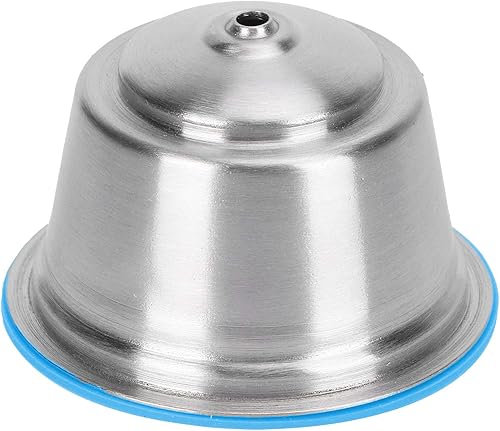 Miniatura 9 de Cápsulas de café reutilizables recargables de 2.087 in, taza de filtro, cápsula de café de acero inoxidable para cafetera Dolce Gusto (Azul) Filtros