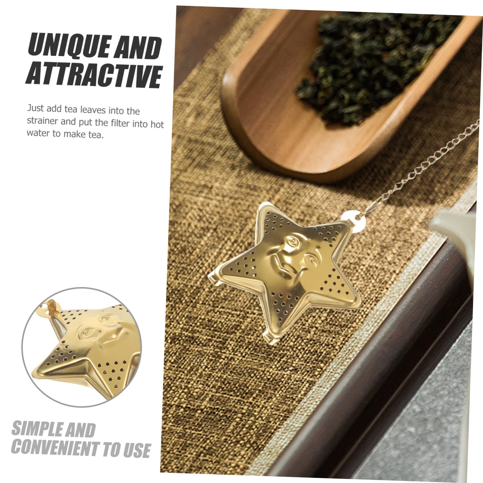 2 Pezzi Infusore Tè in Acciaio Inossidabile Filtro Riutilizzabile per Tè Sfuso con Protettiva Accessorio per Preparare Tisane e Infusi Design e Durevole
