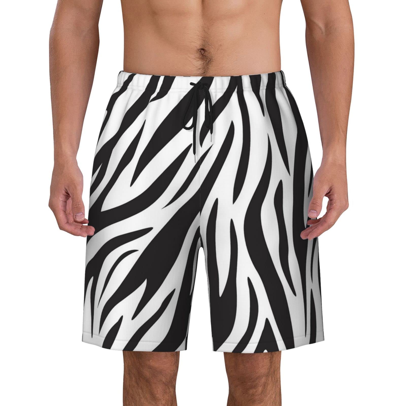 M レオパード柄 サーフパンツ メンズ 黒 ハーフパンツ 吸汗速乾 水着 Ⅲ M レオパード柄 サーフパンツ メンズ 黒 ハーフパンツ 吸汗速乾 水着 Ⅲ