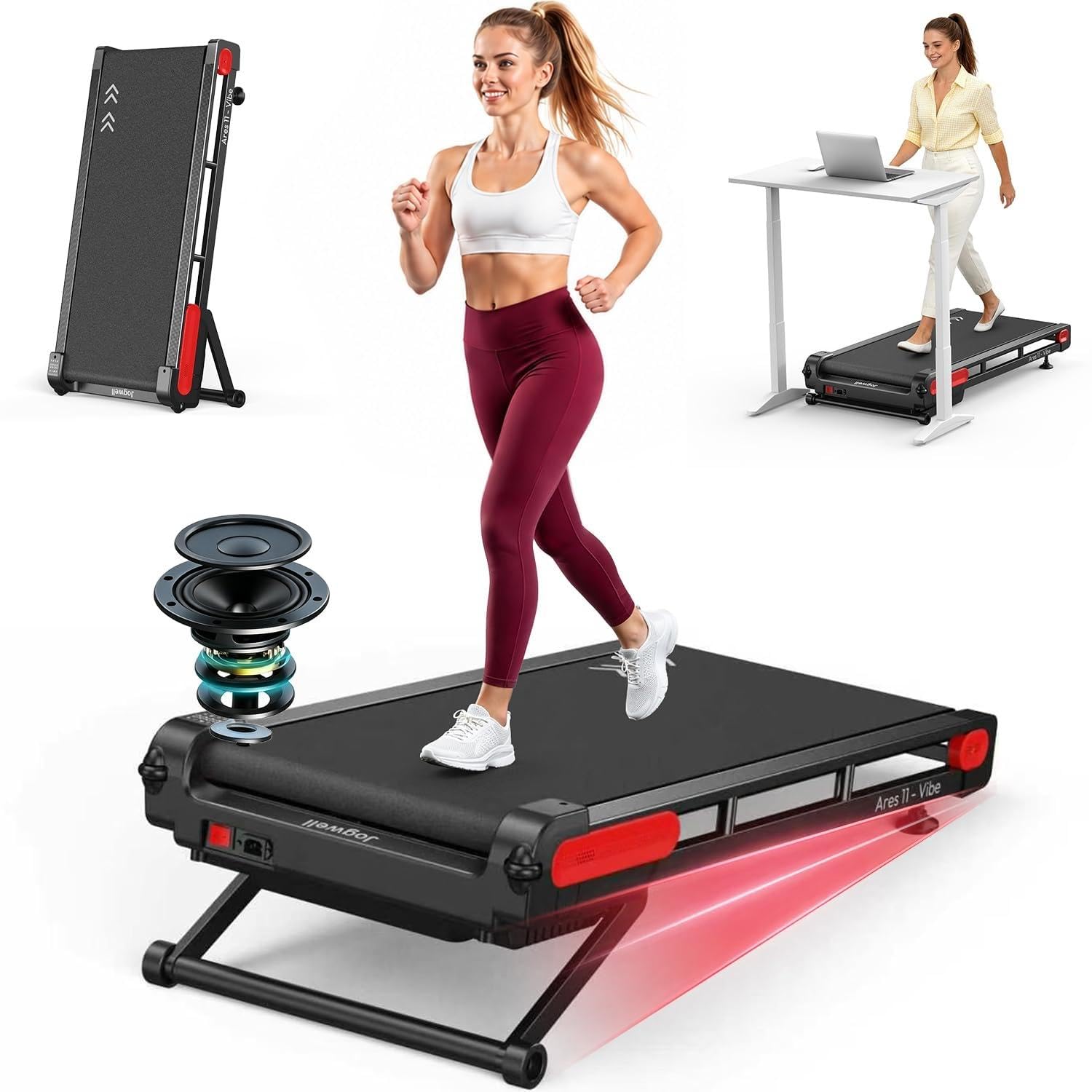 Jogwell Full-Deck Walking Pad