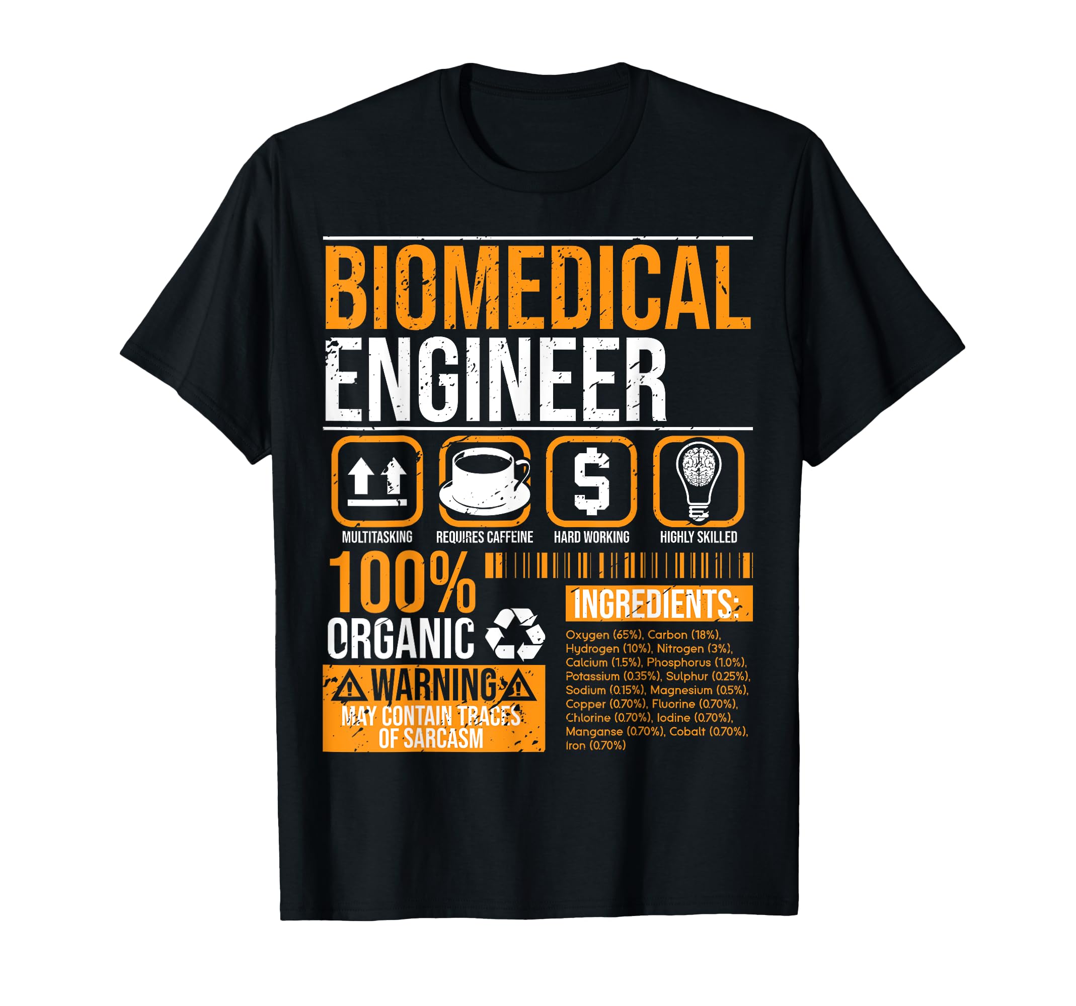 Amazon.com: Biomedical Engineer Facts Label Biomedical Engineering T ...