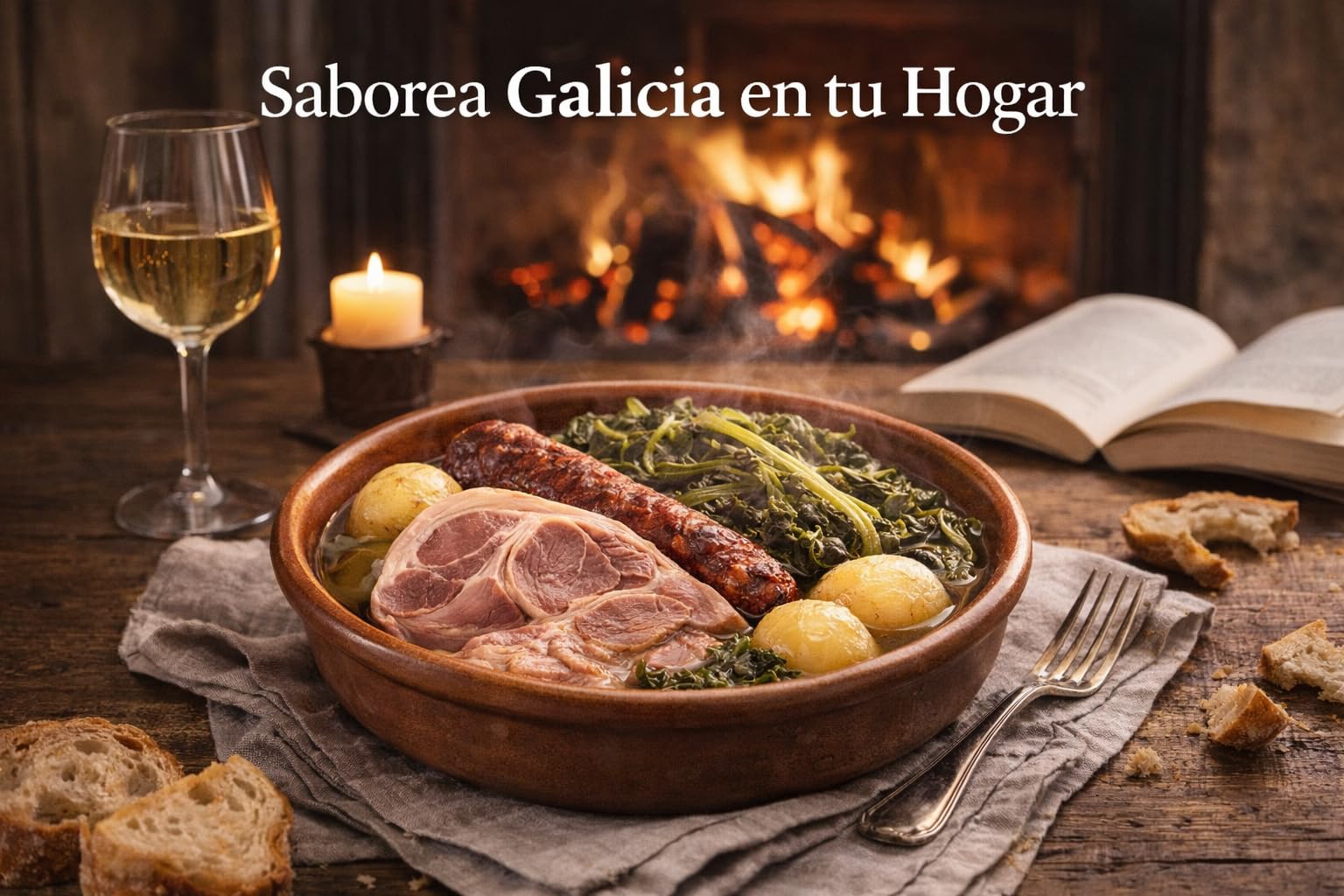 Lacón con Grelos en Conserva 1 kg Plato Tradicional Gallego Listo para Calentar Receta Auténtica Sin Gluten Carne de Cerdo y Patata Gallega