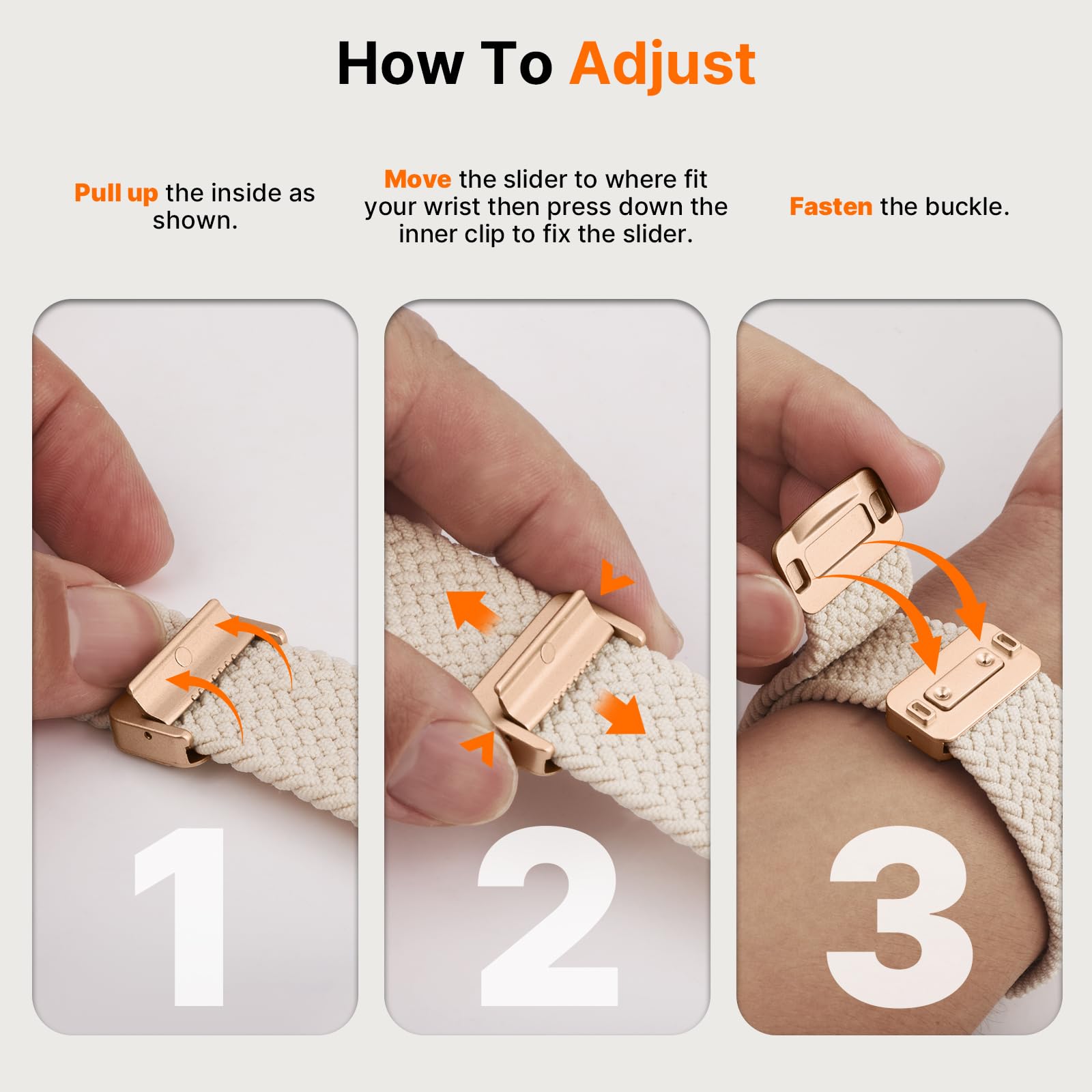 Fullmosa 2 Pack Magnetic Nylon Strap for Apple Watch — Amazon image 6