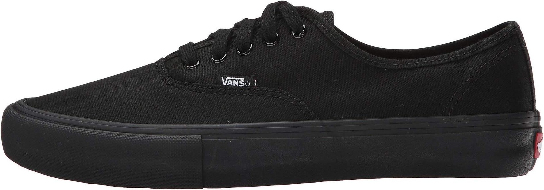 Vans Authentic Pro Skate Sneakers Black/Black Mens 10