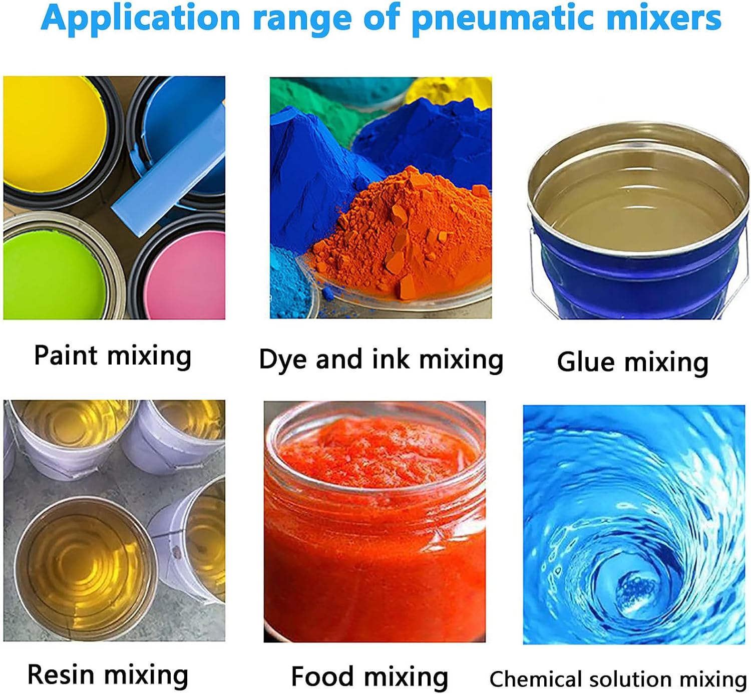 IBC Air Agitator, Tank Mixer Machine, Commercial Paint Stirring Machine with Support Hanger, Paint Mixing Equipment,for Paint, Coating, Ink