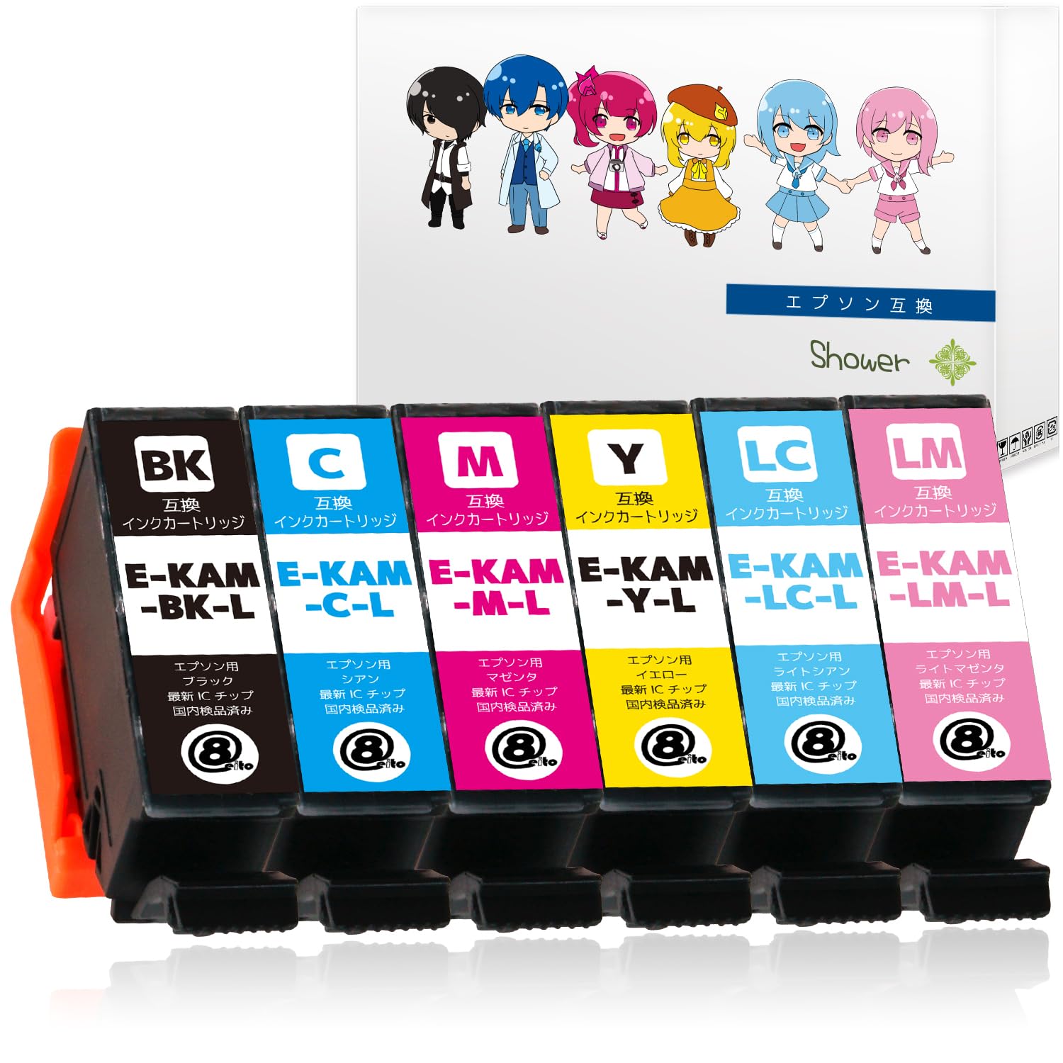 Amazon.co.jp: エプソン用最優良互換インクカートリッジ KAM-L(BK/C/M 