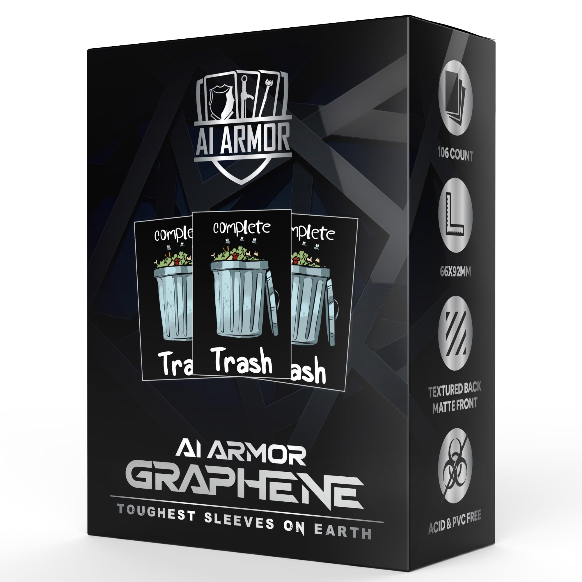 (Complete Trash) - 105ct Matte TCG/MTG Card Art Sleeves by Ai Armor (Graphene)