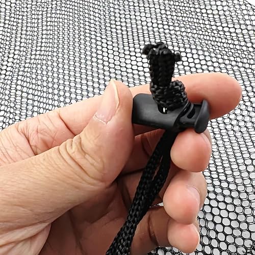 Miniatura 5 de GXXMEI 10 bolsas de malla de nailon con cordón de 8 x 12 pulgadas con cierre de cordón para lavandería, bolsa pequeña de gimnasio para baloncesto,