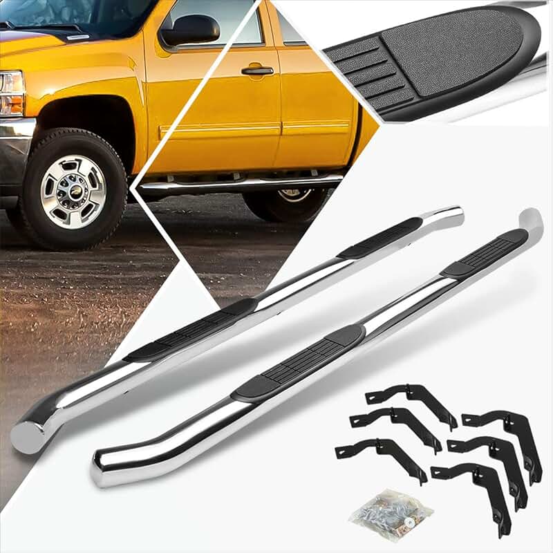 nerf bars for chevy silverado extended cab
