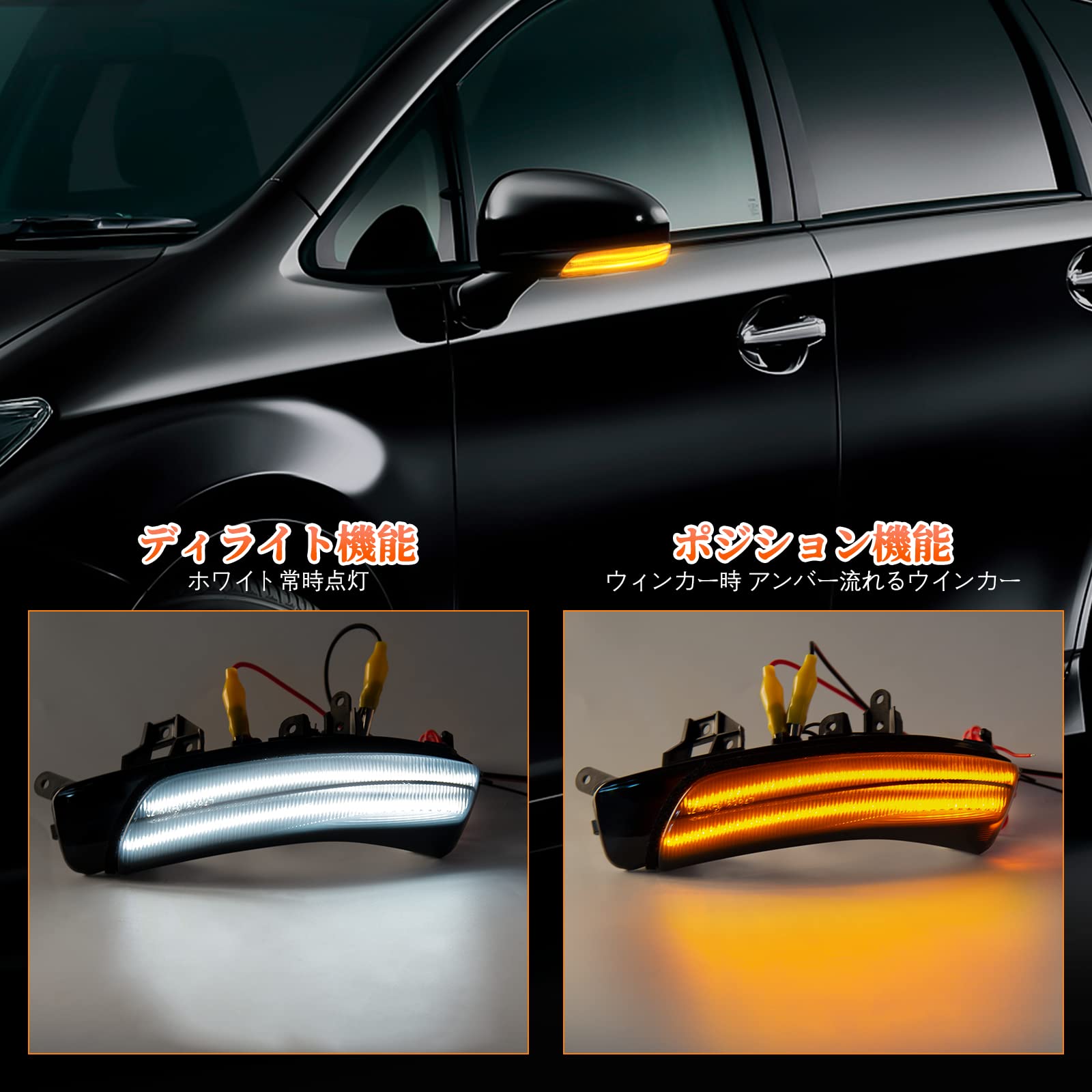 Amazon | POPMOTORZドアミラーウインカー プリウス 30系 G