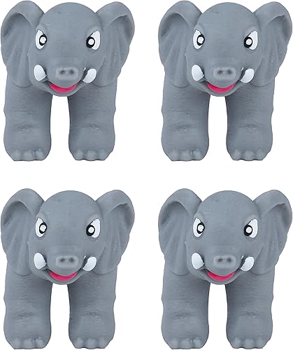 Juego de 4 marionetas de dedo para caminar con temática de animales de selva de plástico educativo y divertido