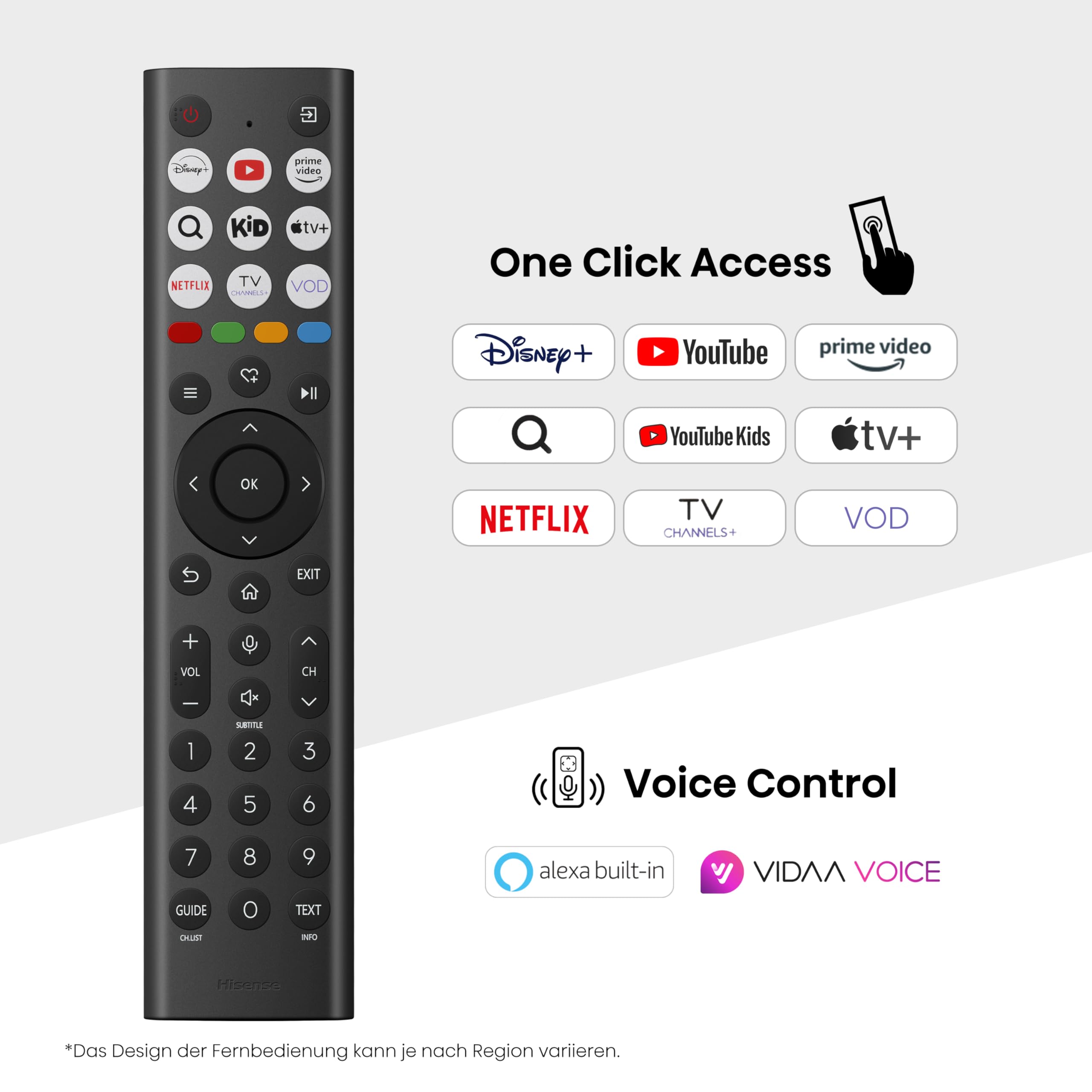Hisense 43E7Q Fehrnseher, 43 Zoll, 4K UHD QLED, Smart TV, Game Mode Plus, Filmaker Mode, Dolby Vision Atmos, HDR10, HLG, HDR Immersive, AI 4K Upscaler, Dolby MS12, DTS X, Sprachsteuerung [2025]