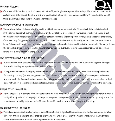 Miniatura 8 de YOSUN Lámpara de repuesto V13H010L91 para Epson ELPLP91 BrightLink 685Wi 695Wi PowerLite 680 685W 685Wi EB-680 EB-680S EB-685W EB-685Wi EB-685Ws