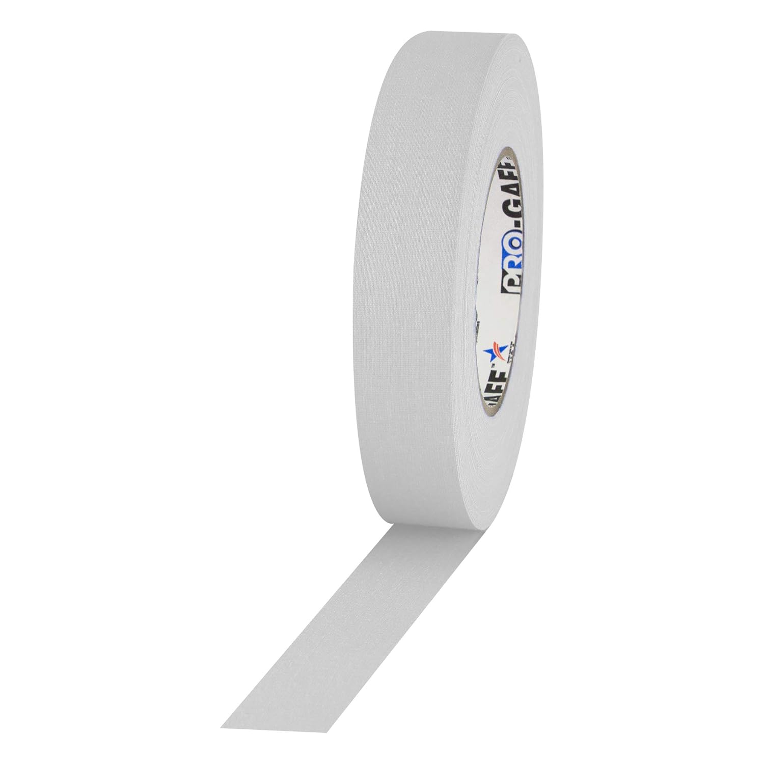 1" Width ProTapes Pro Gaff Premium Matte Cloth Gaffer's Tape With Rubber Adhesive, 11 mils Thick, 55 yds Length, White (Pack of 1) : Industrial & Scientific