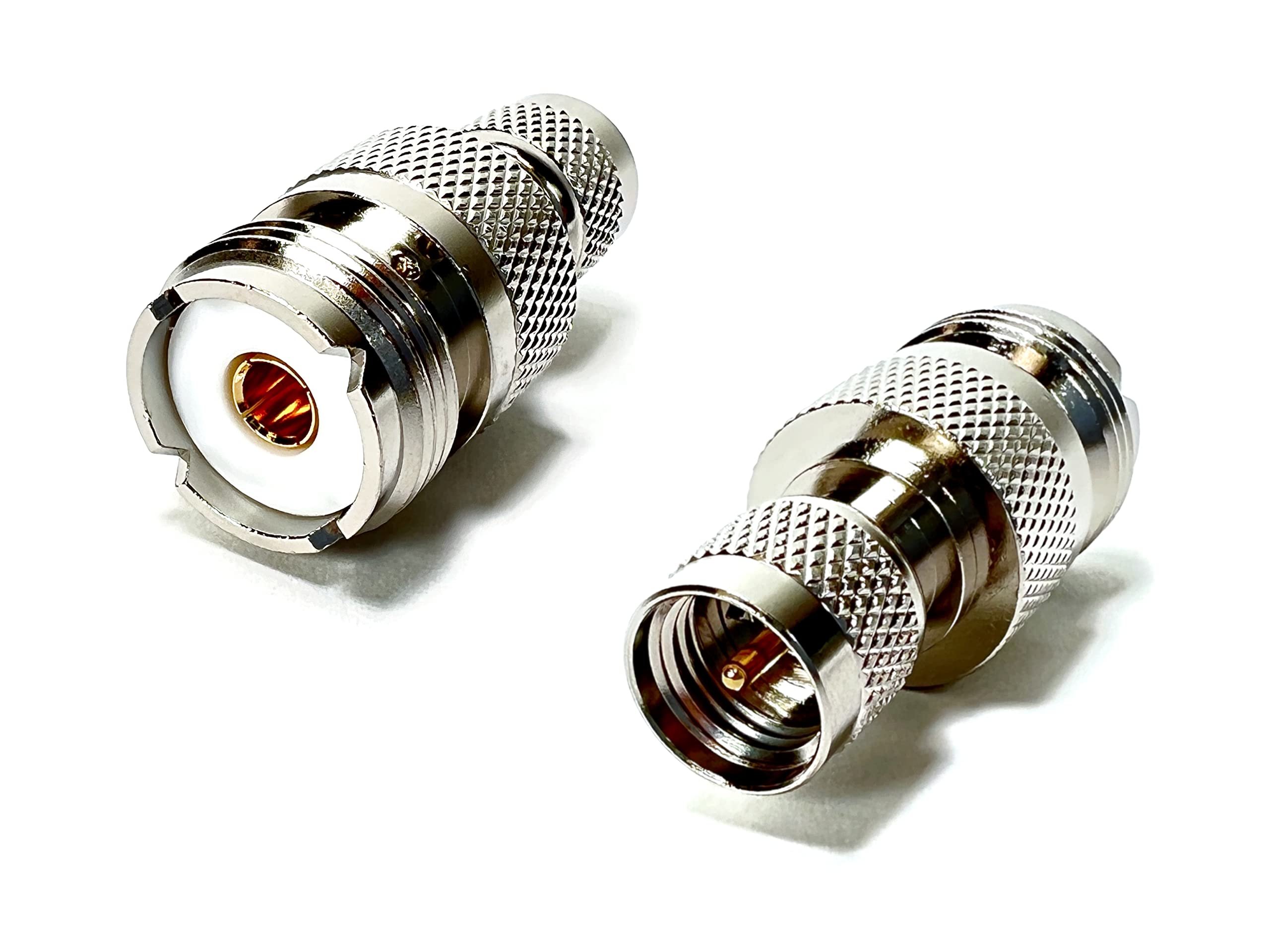 Triswenic Mini-UHF Auf UHF Adapter – 5 Stück, SO-239 Buchse Auf Mini-UHF Stecker, Für Antennen, WLAN, Koaxialkabel