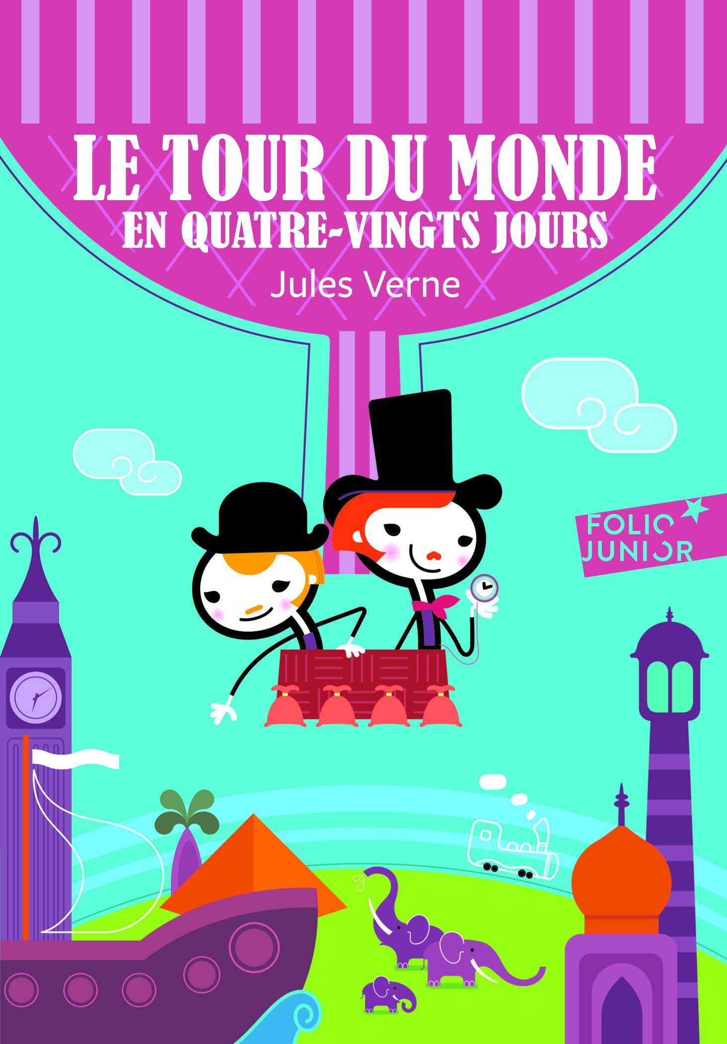 Le tour du monde en quatre-vingts jours by Jules Verne - 9782070577101