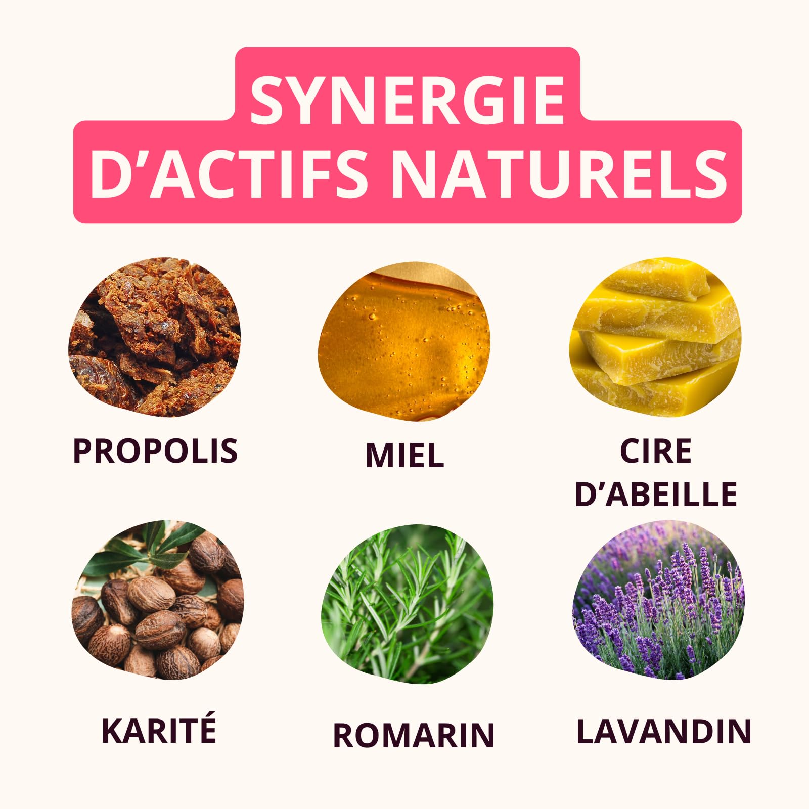 PROPOLIA - Organiczne - Aktywne mydło - Twarz i Ciało - Propolis, Miód i Shea - Dzieci i Dorośli - Dla wszystkich rodzajów skóry - Wyprodukowano we Francji - Chleb 100 g