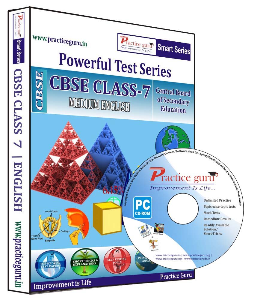 Practice Guru Class 7 - Maths, Science & English Combo Test Series (CD) [CD-ROM]-image-6