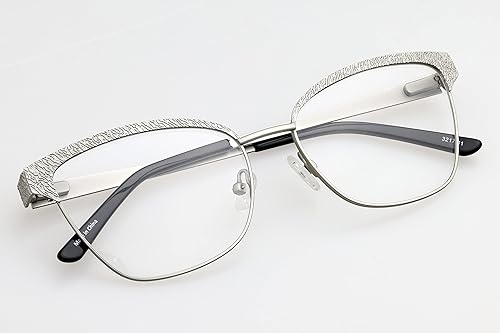 Miniatura 3 de ZENNI - Lentes con bloqueo de luz azul para mujer, elegante marco de ojo de gato, para aliviar la luz de pantalla digital