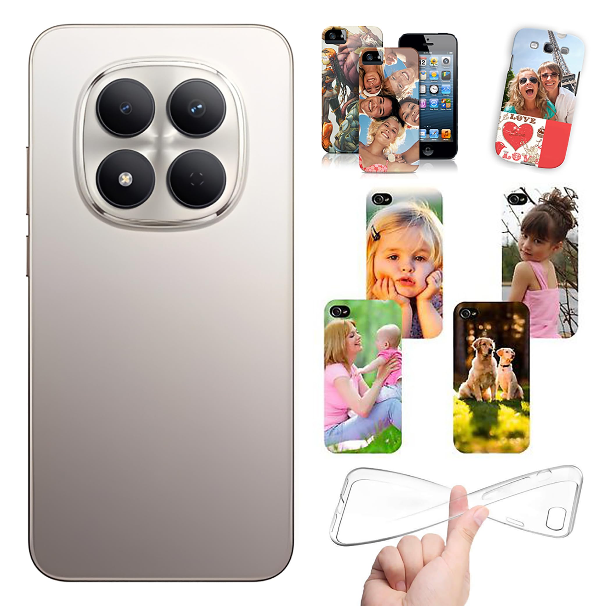Stileitaliano Cover Personalizzata per Xiaomi Redmi 15 4G - 5G Morbida Personalizzabile con Foto e Testo Stampa HD Alta Risoluzione Stileitaliano Cover Personalizzata per Xiaomi Redmi 15 4G - 5G Morbida Personalizzabile con Foto e Testo Stampa HD Alta Risoluzione