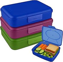 My-goodbuy24 Butterbrotdose Brotdose | 3er Set | Lunchbox für Kinder & Erwachsene - Perfekt für Schule, Büro, Arbeit oder Kindergarten - Spülmaschinengeeignet