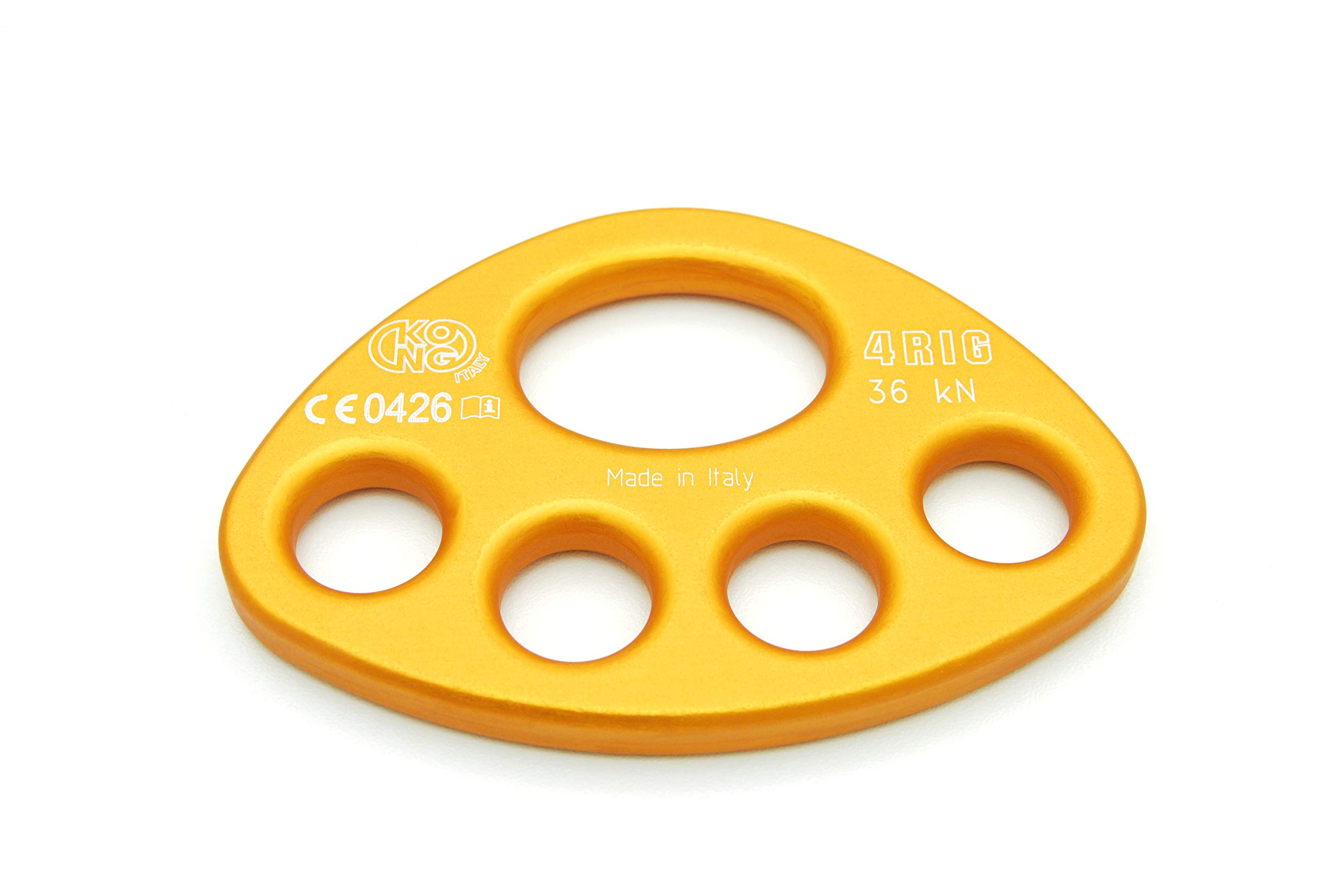 KONG 4rig, Placa De Anclaje Hombre, Naranja (Orange),
