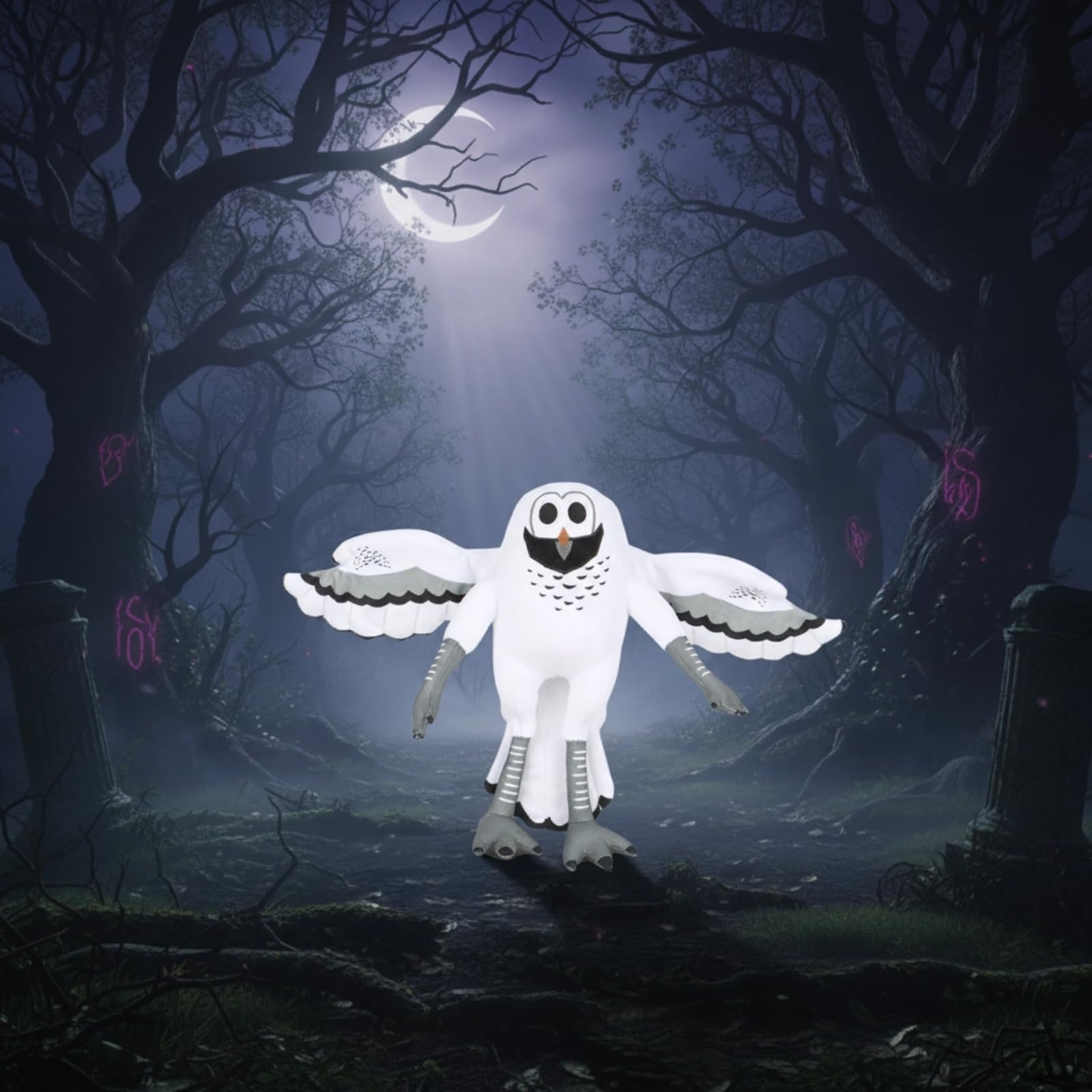 99 Nights in The Forest Plush Toy, The Owl from 99 Nights in The Forest Stuffed Animal Plushies for Game Fans, Collectible Gift for Kids Boys Girls Adults — view 6