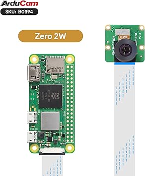 Arducam 8MP IMX219 Camera Module for Raspberry Pi, with Low Distortion 105(D) FOV M12 Lens, Compatible with Raspberry Pi 5, 4 Model B, Pi 3/3B+, Pi Zero 2W and More