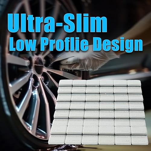 Miniatura 7 de EASYBERG 12 oz. Pesos de rueda adhesivos, 90 onzascaja, 180 unidades, gris, pesos de equilibrio de neumáticos para automóviles, camiones, SUV,