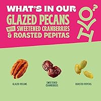 Vista 4 de Orchard Valley Harvest Salad Toppers - Nueces pecanas glaseadas con arándanos endulzados y pepitas asadas, 3.5 onzas (paquete de 6) bolsa