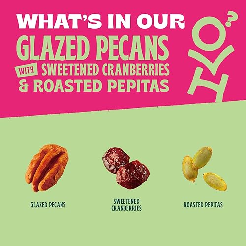 Miniatura 4 de Orchard Valley Harvest Nueces pecanas glaseadas con arándanos endulzados y pepitas asadas, hechas con fruta real, sin colorantes artificiales, sin