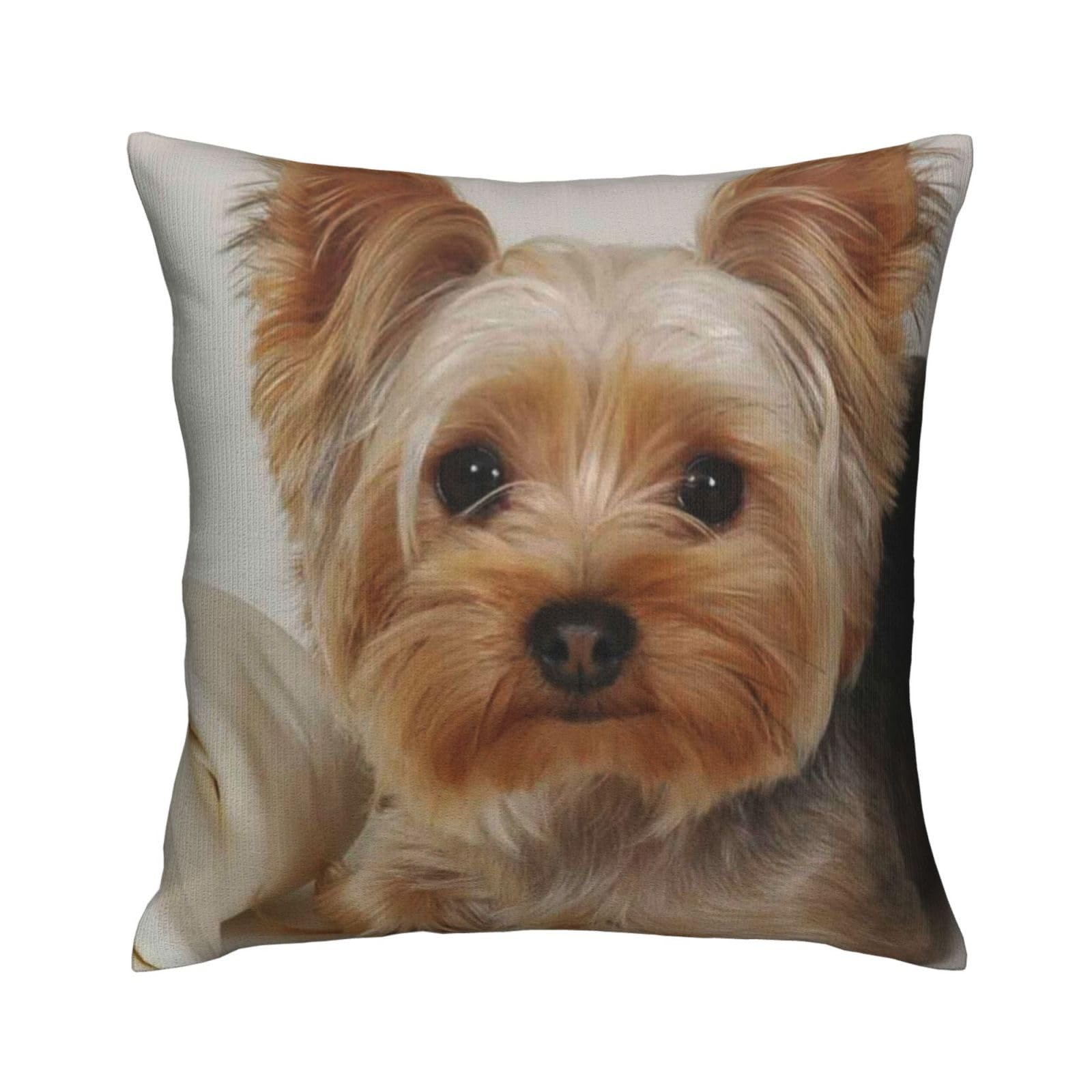 Amazon.co.jp: 萌え ヨークシャテリア 犬柄 クッションカバー 45×45cm