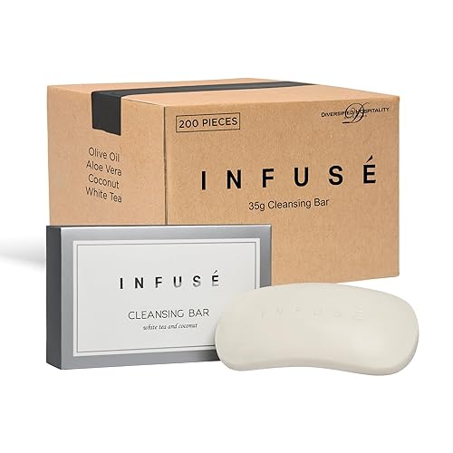 Infuse Jabón en barra en caja Amenidades de hotel de tamaño de viaje 1.23 oz (caja de 200)