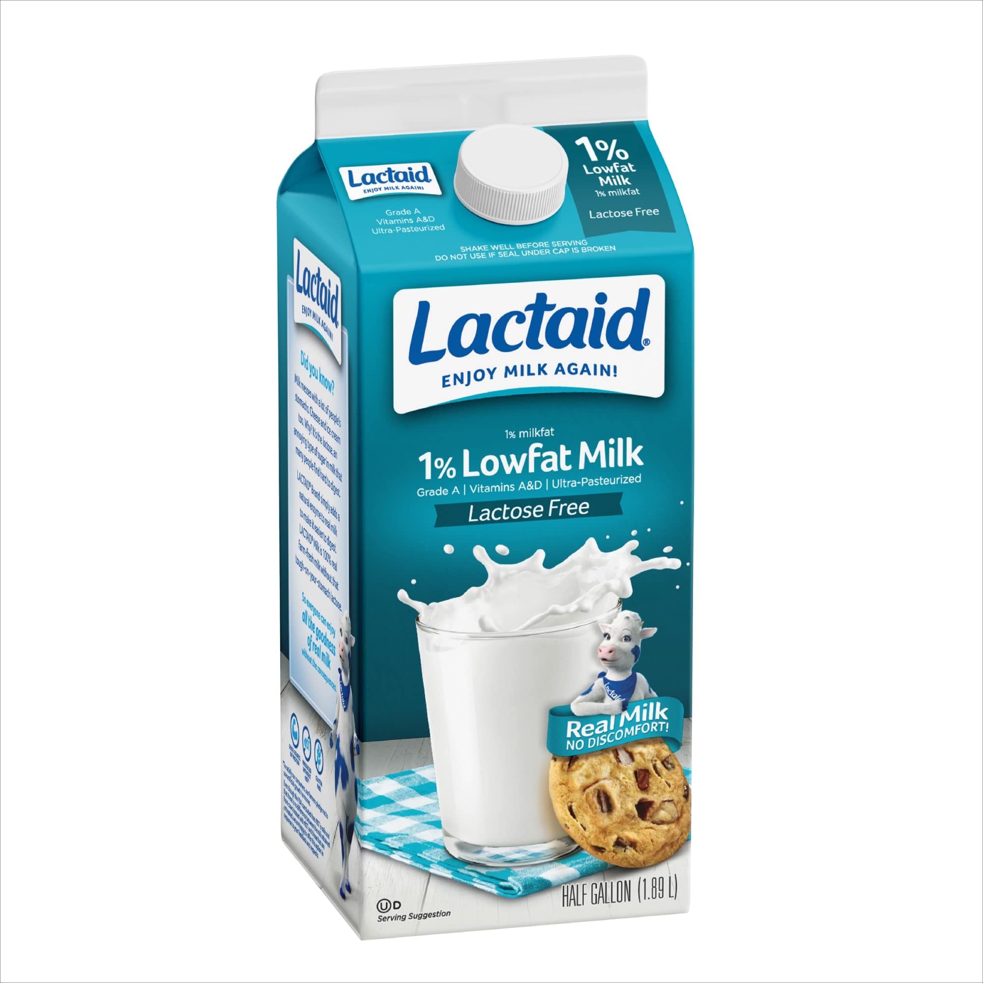 Lactaid 1% Lowfat Milk, 64 fl oz
