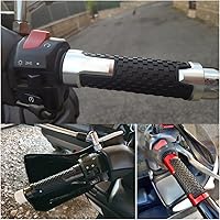 Vista 3 de Handlebar Grips Xmax Motorcycle Hand Grips CNC Aluminum Rubber Gel 22mm Handle Grip for Yamaha X-MAX Xmax 125 250 300 Xmax125 Xmax300 XMAX250 Racing